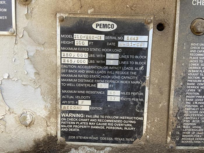 Used 1967 Wilson Ideco H44 Drilling Rig