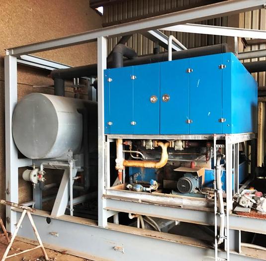 Used FINSAM – plate ice machine plant. Model VIP 18B UAV.