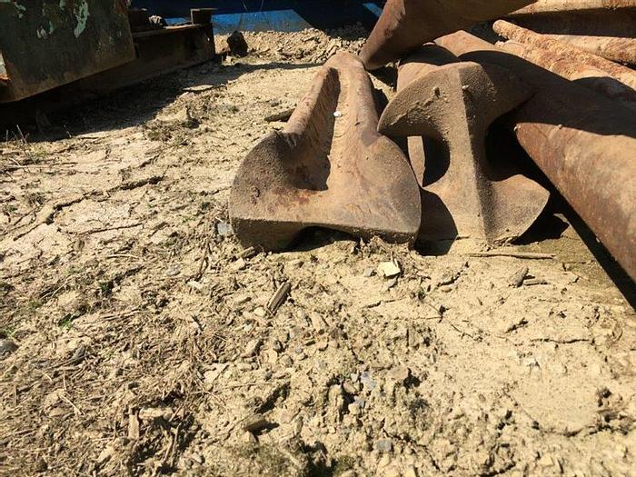 Used 9" OD x 56" L Chisel Bits