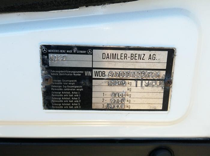 Usado 1987 MERCEDES-BENZ 1320 Intercooler tipper