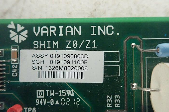 Used Varian 0191090803D 01-910908-03 Board Assembly