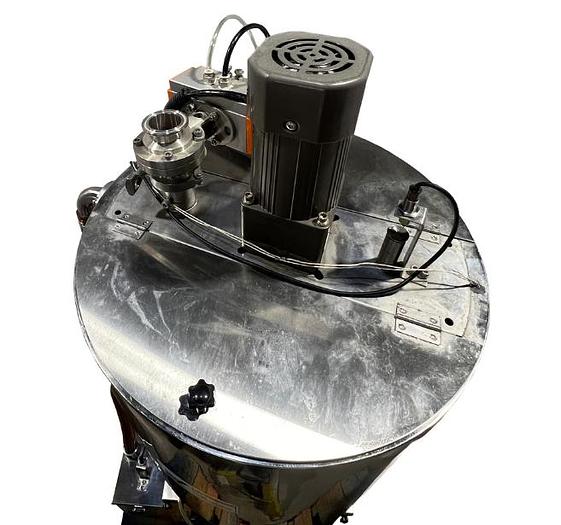 D'occasion Semi-automatic piston filler with heated hopper and agitator