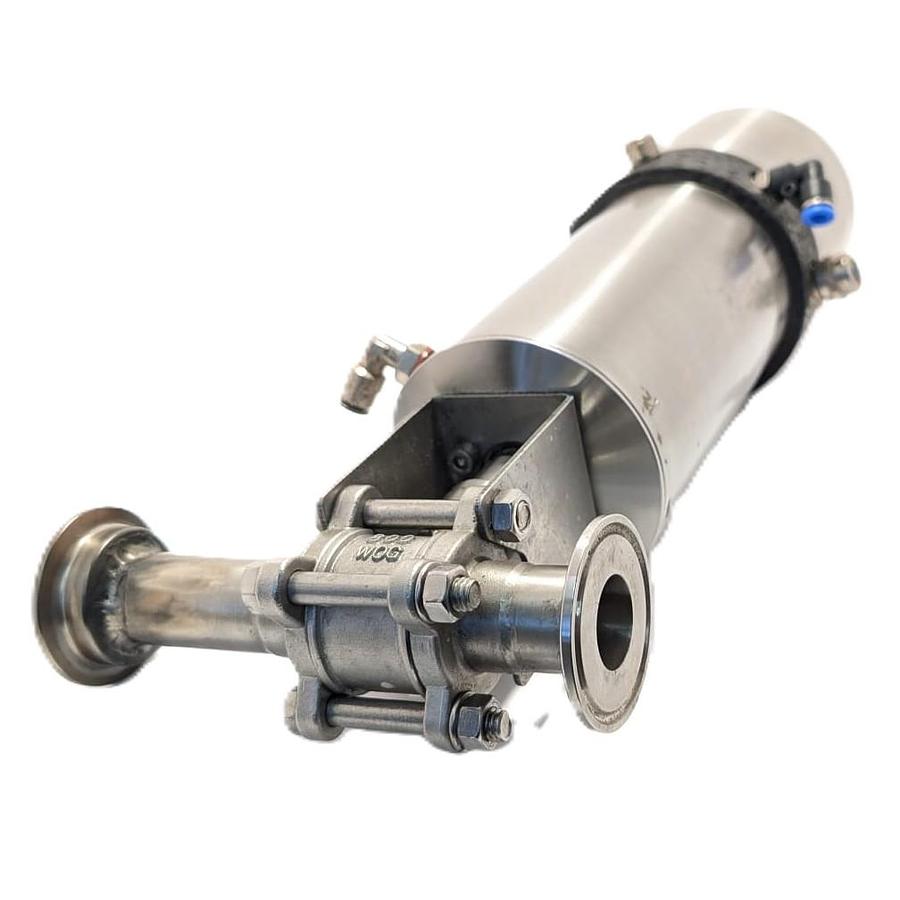 Used IsoValve Vanne à Manchon Pneumatique Sanitaire en Inox 316 - Raccords Tri-Clamp