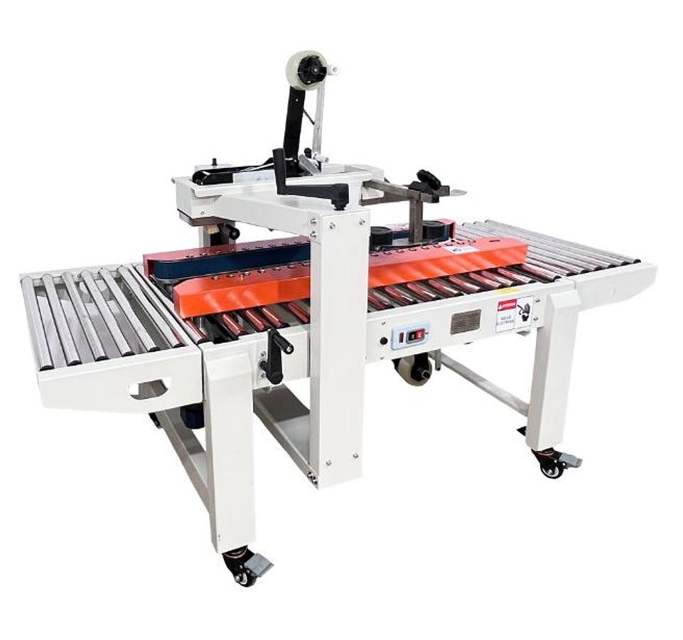 AEVOS TBCS-SA-SM - Tapeuse / scelleuse àboîtes semi-automatique dessus & dessous