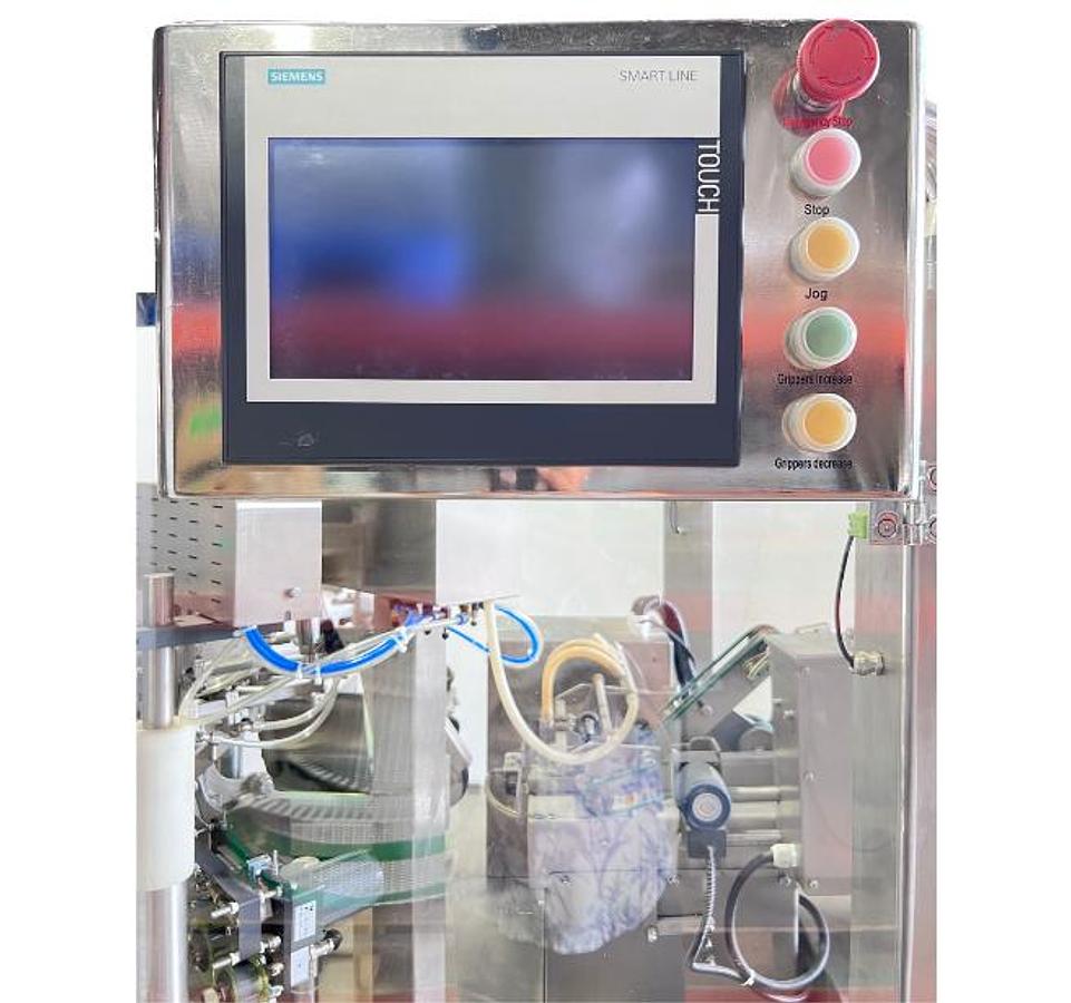 D'occasion MINGBO MB8-200C Remplisseuse / Scelleuse  à sachets rotative automatique