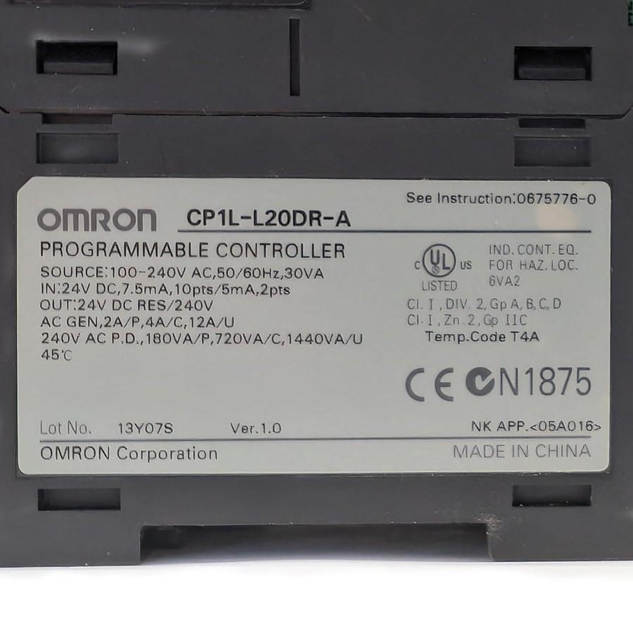 Used Omron CP1L-L20DR-A