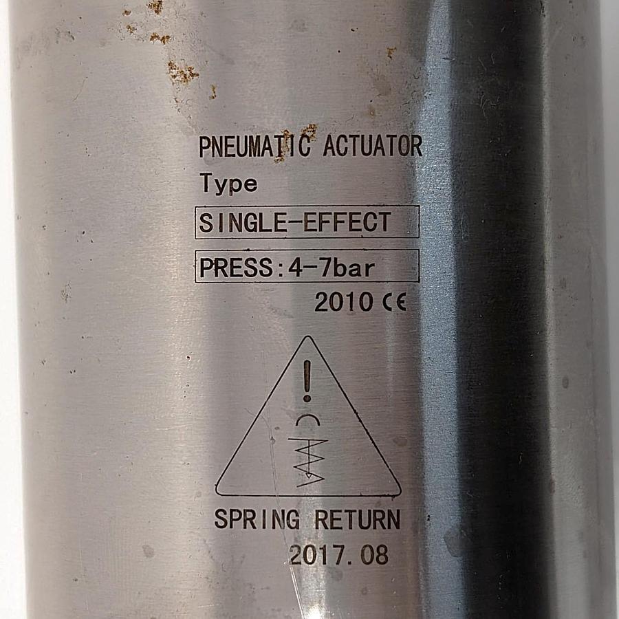 Used générique  Vanne papillon avec actionneur pneumatique