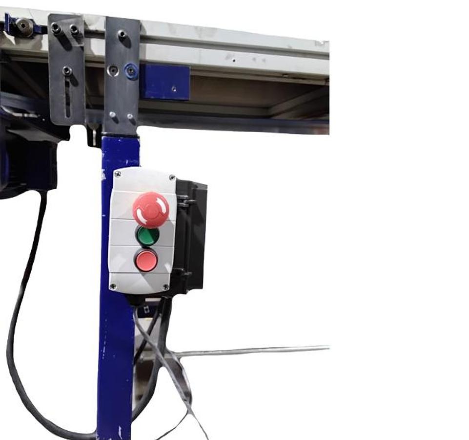 D'occasion Convoyeur à bande 252'' x 10'' avec table de triage