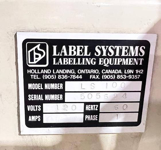 D'occasion LABEL SYSTEMS LS 100 80 - Étiqueteuse à sceau de sécurité automatique