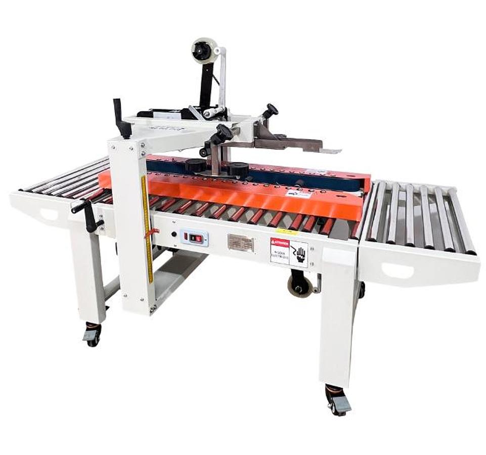 AEVOS TBCS-SA-SM - Tapeuse / scelleuse àboîtes semi-automatique dessus & dessous