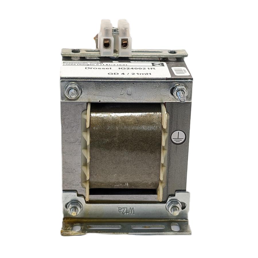 Used DROSSEL IG240021R GD 4 / 21 mH