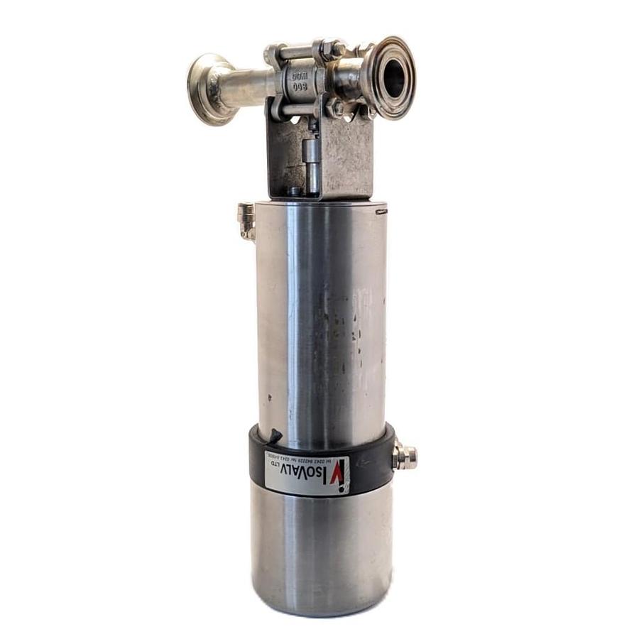 Used IsoValve Vanne à Manchon Pneumatique Sanitaire en Inox 316 - Raccords Tri-Clamp