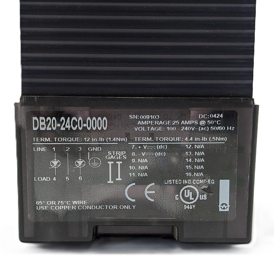 Used Watlow  DB20-24C0-0000  (gamme DIN-A-MITE)