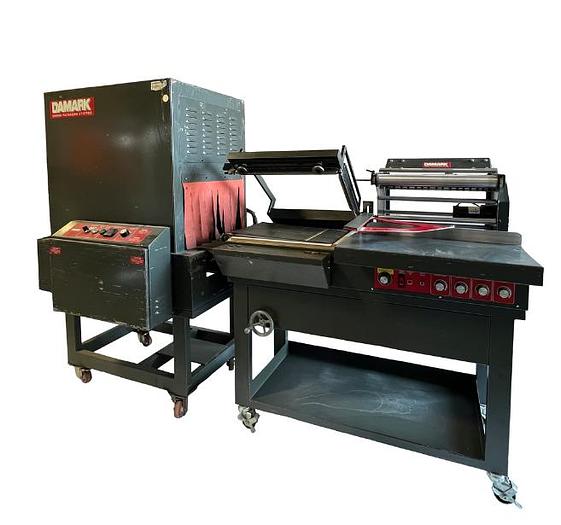 Used DAMARK SMC 1620 / STB 16A - Ensemble scelleuse en L & tunnel chauffant