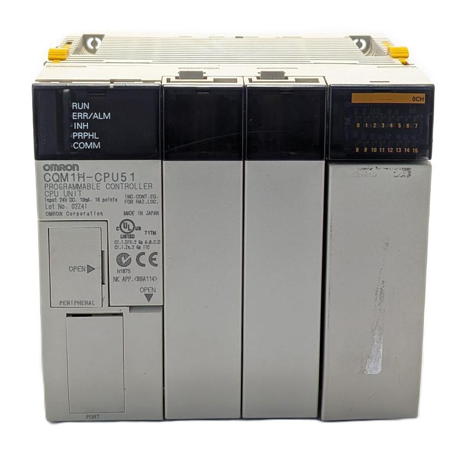 Used Omron Corporation SYSMAC CQM1H