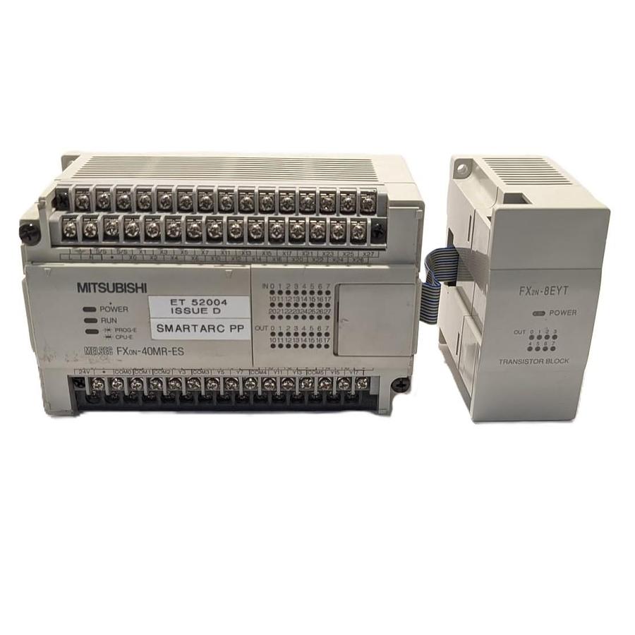 Used 1997 Mitsubishi MELSEC FX0N-40MR-ES/UL + FX2N-8EYT