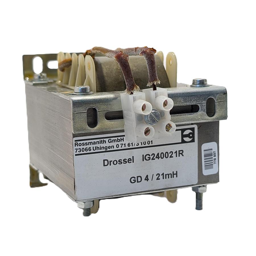Used DROSSEL IG240021R GD 4 / 21 mH