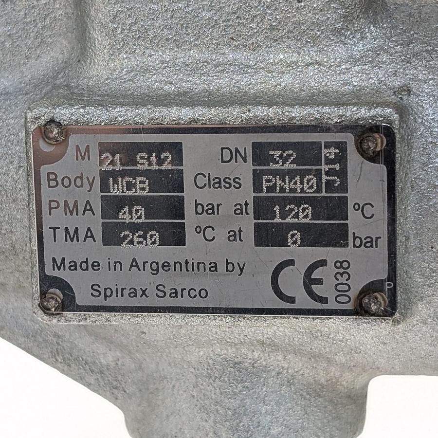 Used Valbia actuator-Spirax Sarco valve body 82SR0118