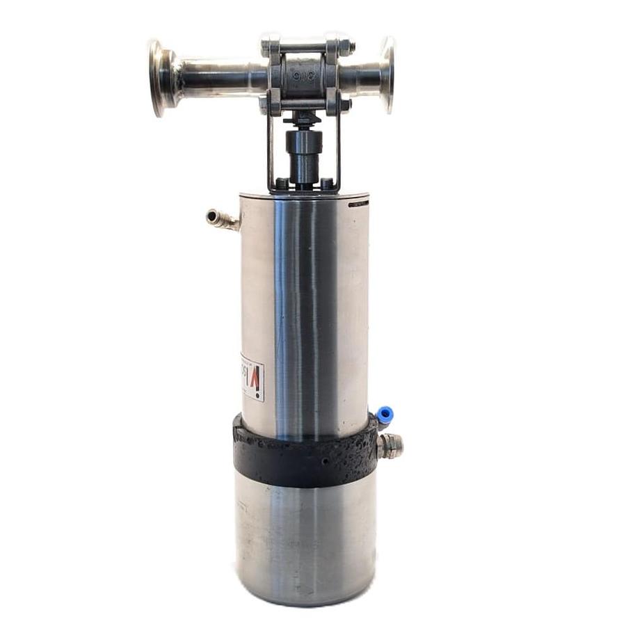Used IsoValve Vanne à Manchon Pneumatique Sanitaire en Inox 316 - Raccords Tri-Clamp