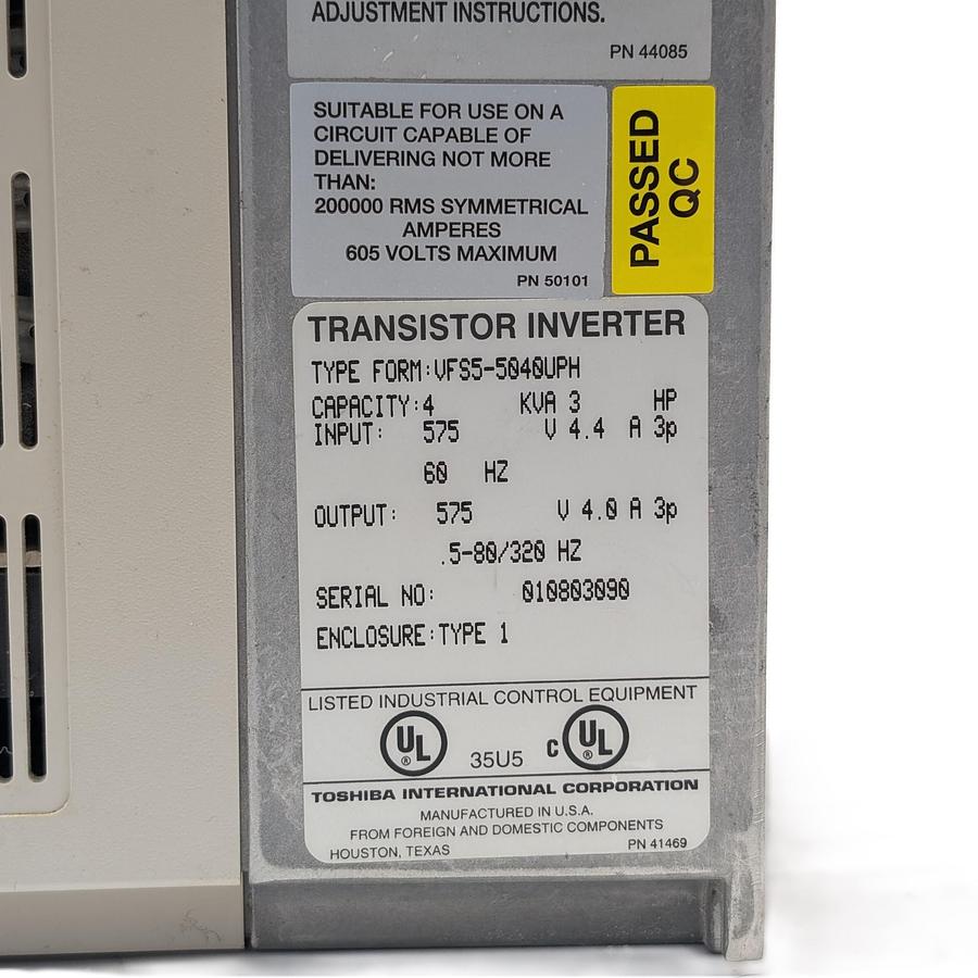 Used TOSHIBA VFS5-5040UPH