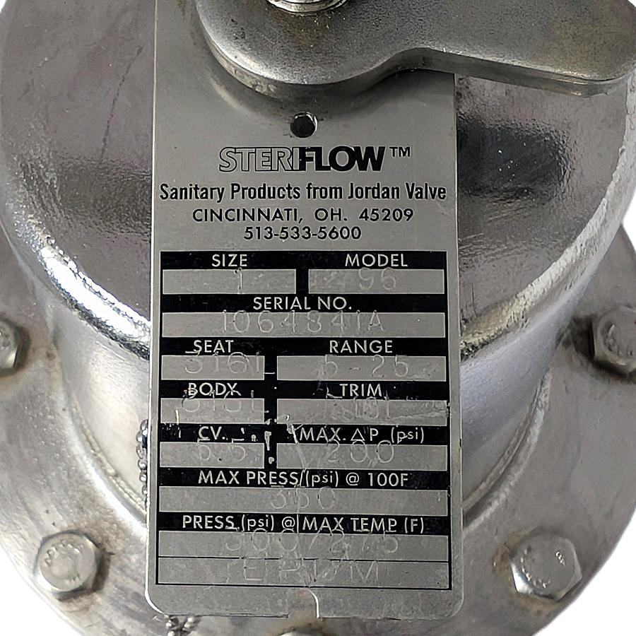 Used Jordan Valve (Steriflow) 96