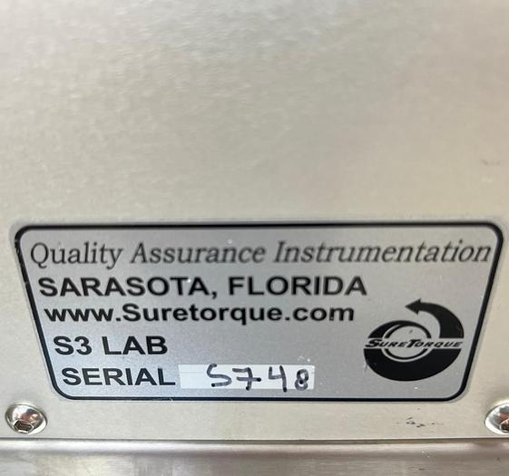 Used SURE TORQUE S3 LAB - Testeur de torque pour bouchon