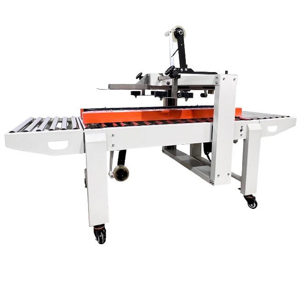 AEVOS TBCS-SA-SM - Tapeuse / scelleuse àboîtes semi-automatique dessus & dessous