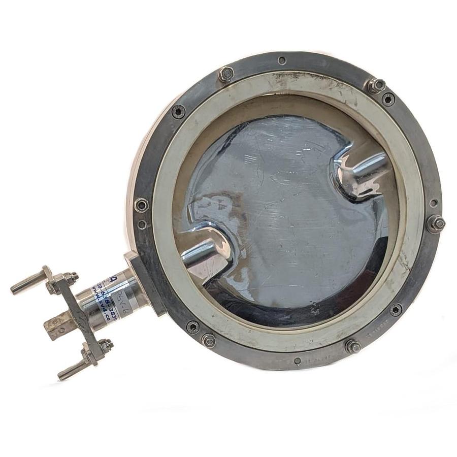 Used Vanne papillon sanitaire en acier inoxydable VOS SV 602 10 pouces DN 250
