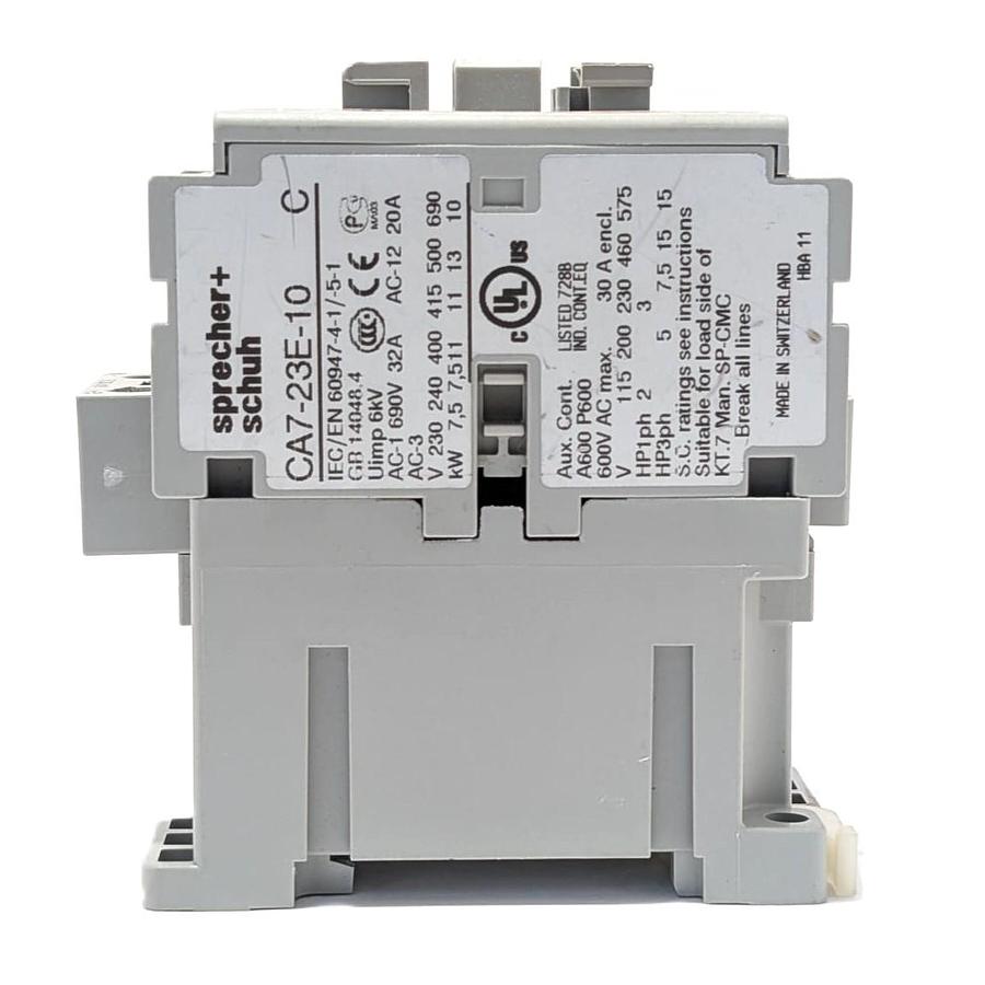 Used Sprecher+Schuh CA7-23E-10