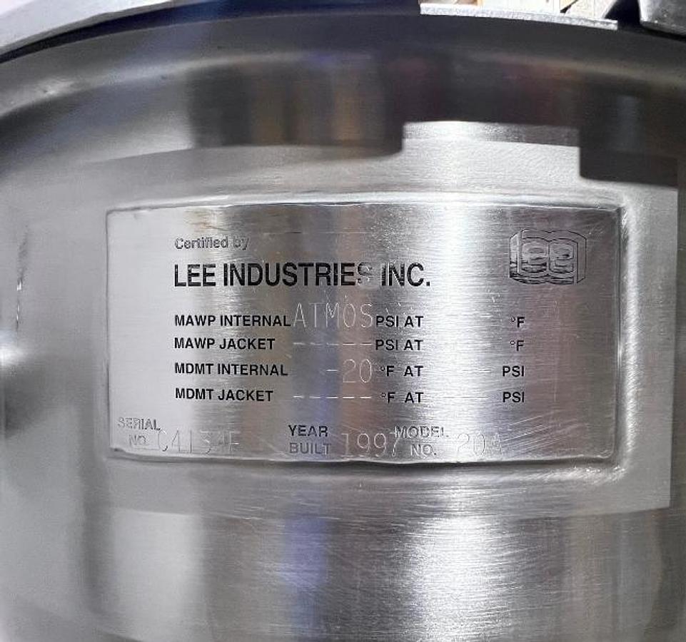 D'occasion LEE INDUSTRIES INC. 20A - Cuve en acier inoxydable