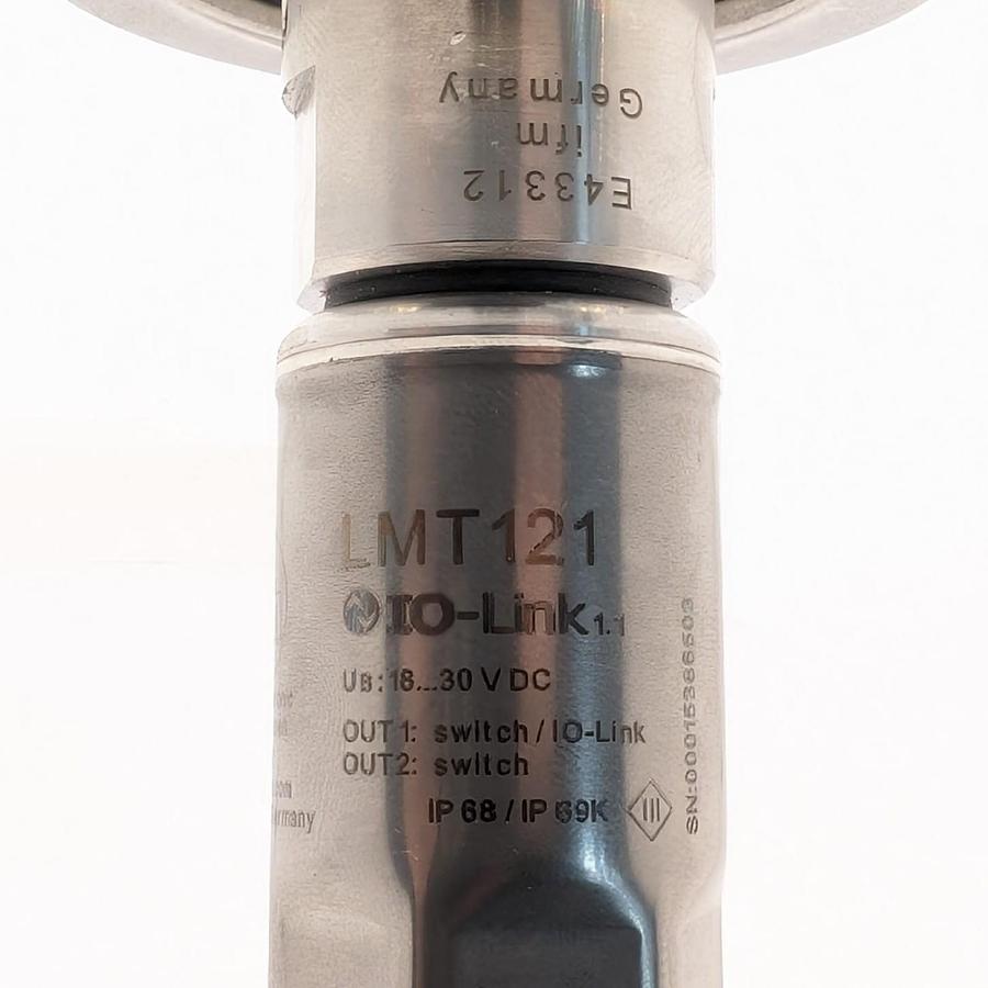 Used IFM LMT121 IO-Link Point Level Sensor with E433112