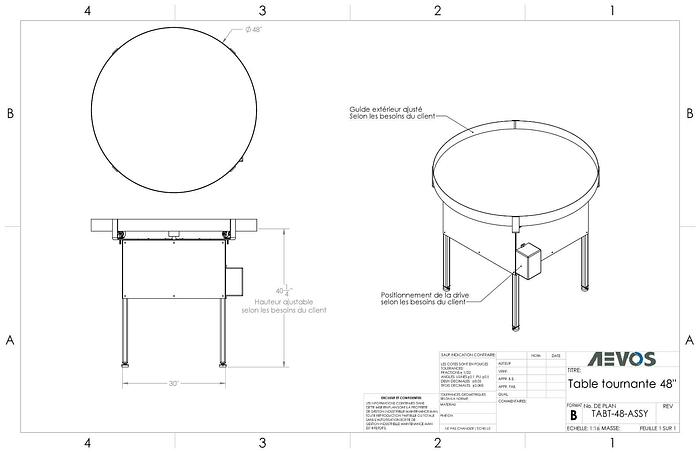 AEVOS TT48 – Rotary table
