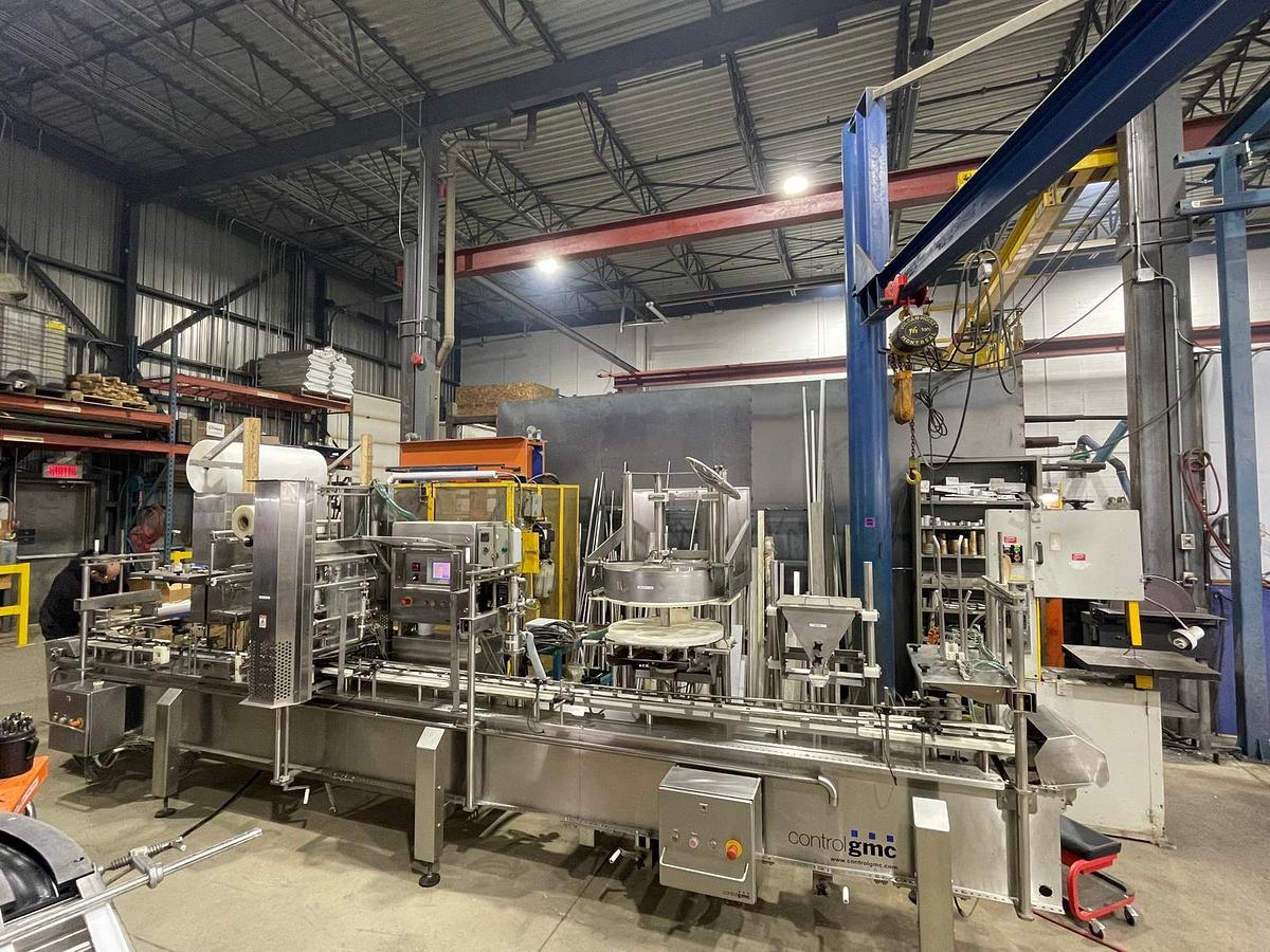 Used Control GMC FDS2500 - Ligne de remplissage de gobelets et barquettes