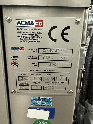 D'occasion 2003  ZAFFIRO. 8T - S4 - E2