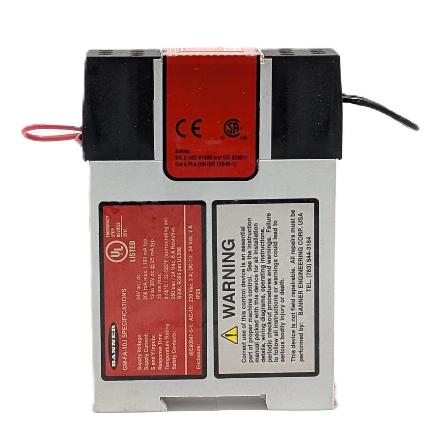 Used Banner Engineering  GM-FA-10J