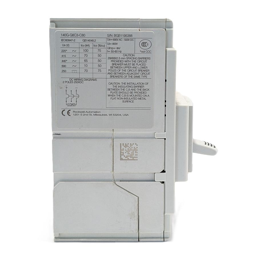 Used Allen-Bradley  140G-G6C3-C80