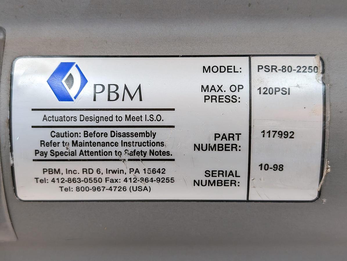 Used PBM PSR‑80‑2250