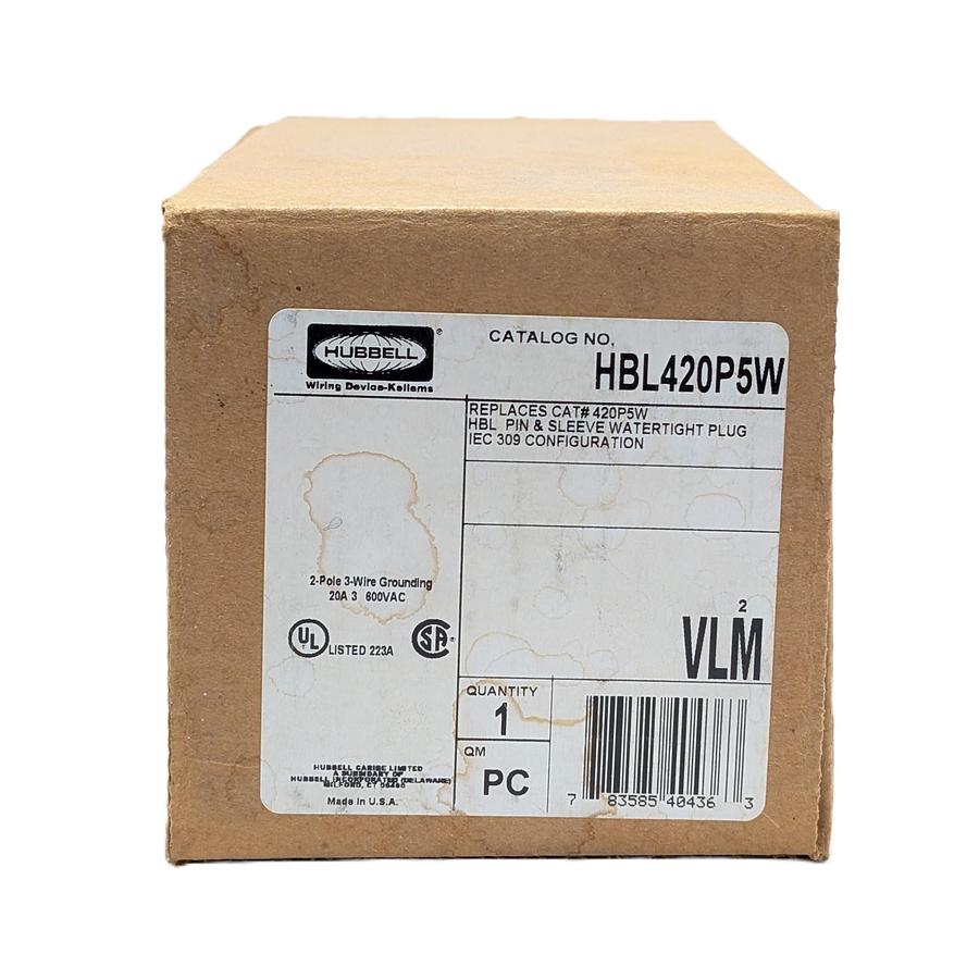 HUBBELL HBL420P5W