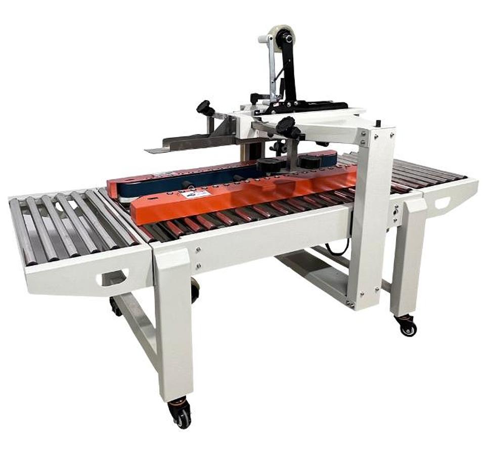 AEVOS TBCS-SA-SM - Tapeuse / scelleuse àboîtes semi-automatique dessus & dessous