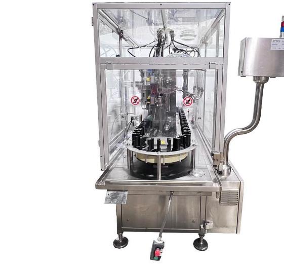 Used COMAS RTS4 - Remplisseuse 4 buses automatique avec tête de vissage & station de pressage