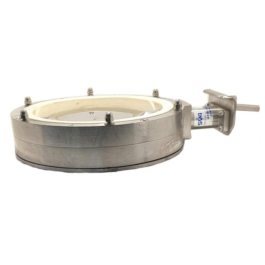 Used Vanne papillon sanitaire en acier inoxydable VOS SV 602  10 pouces DN 250