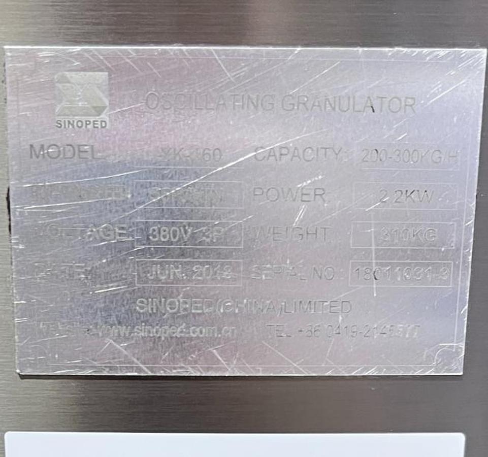 D'occasion SINOPED YK-160 - Granulateur oscillant