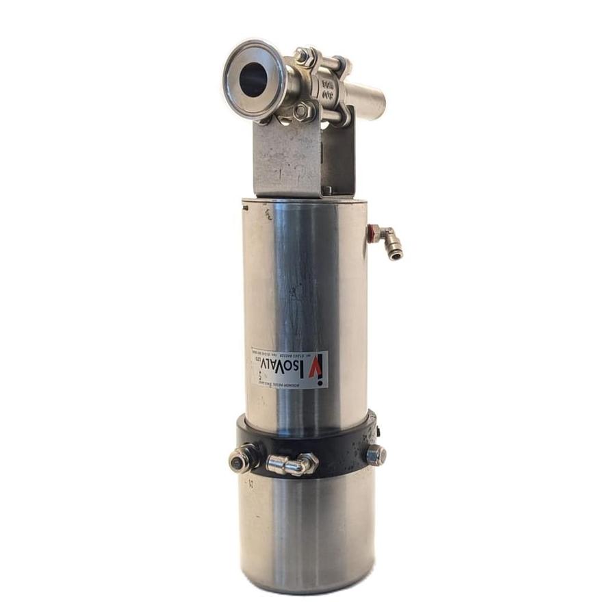 Used IsoValve Vanne à Manchon Pneumatique Sanitaire en Inox 316 - Raccords Tri-Clamp