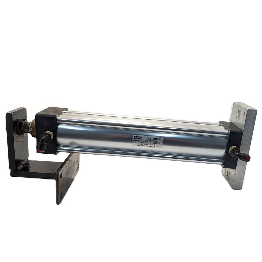 Used Schrader Bellows Pneumatic Cylinder 11” Stroke – 250 PSI Econo-Ram II Model No: FW2C110321