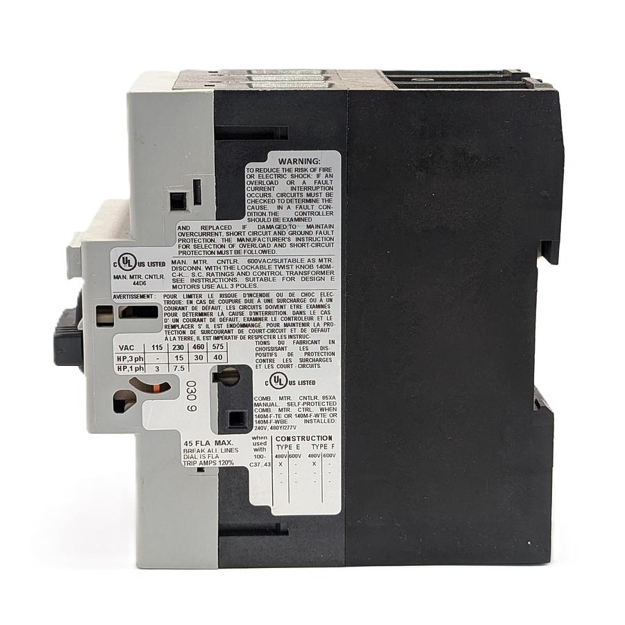 Used Allen-Bradley 140M-F8E-C45