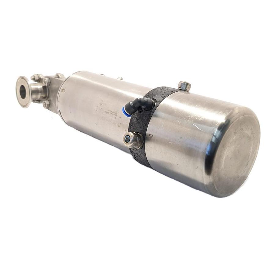 Used IsoValve Vanne à Manchon Pneumatique Sanitaire en Inox 316 - Raccords Tri-Clamp