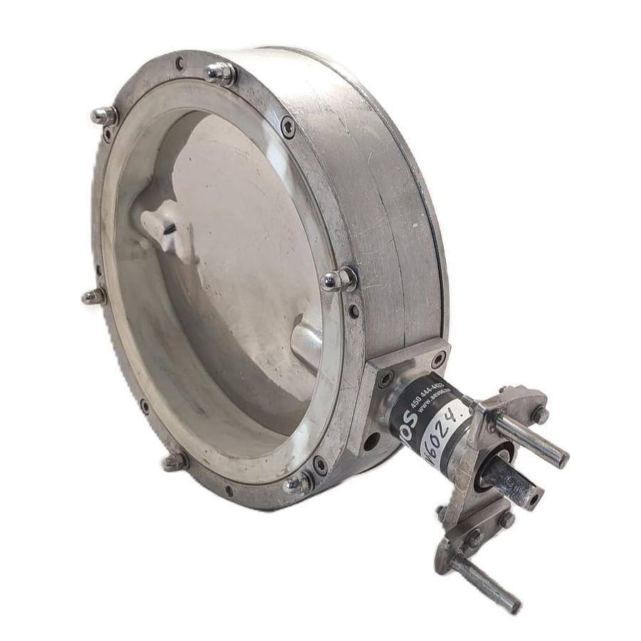 Used Vanne papillon sanitaire en acier inoxydable VOS SV 602 10 pouces DN 250