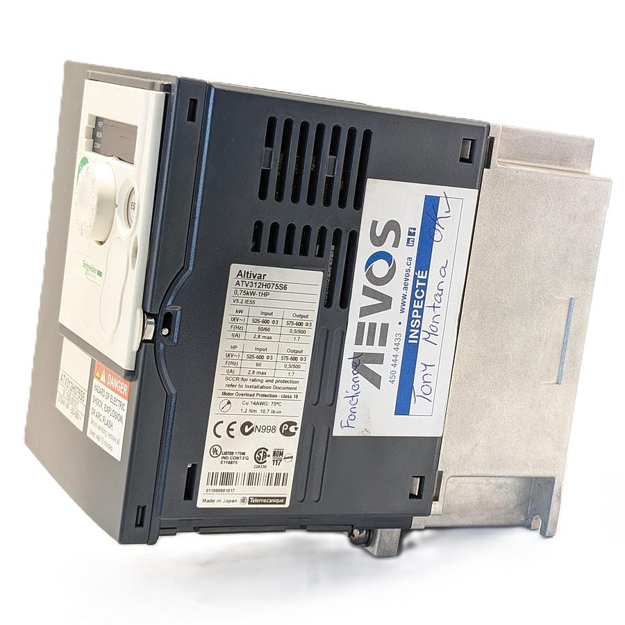Used TELEMECANIQUE ALTIVAR ATV312H075S6