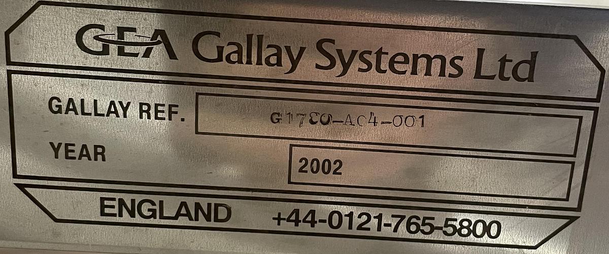 Used GEA G17CO-AC4-001 - Réservoir en acier inoxydable 140 L (37 GAL)