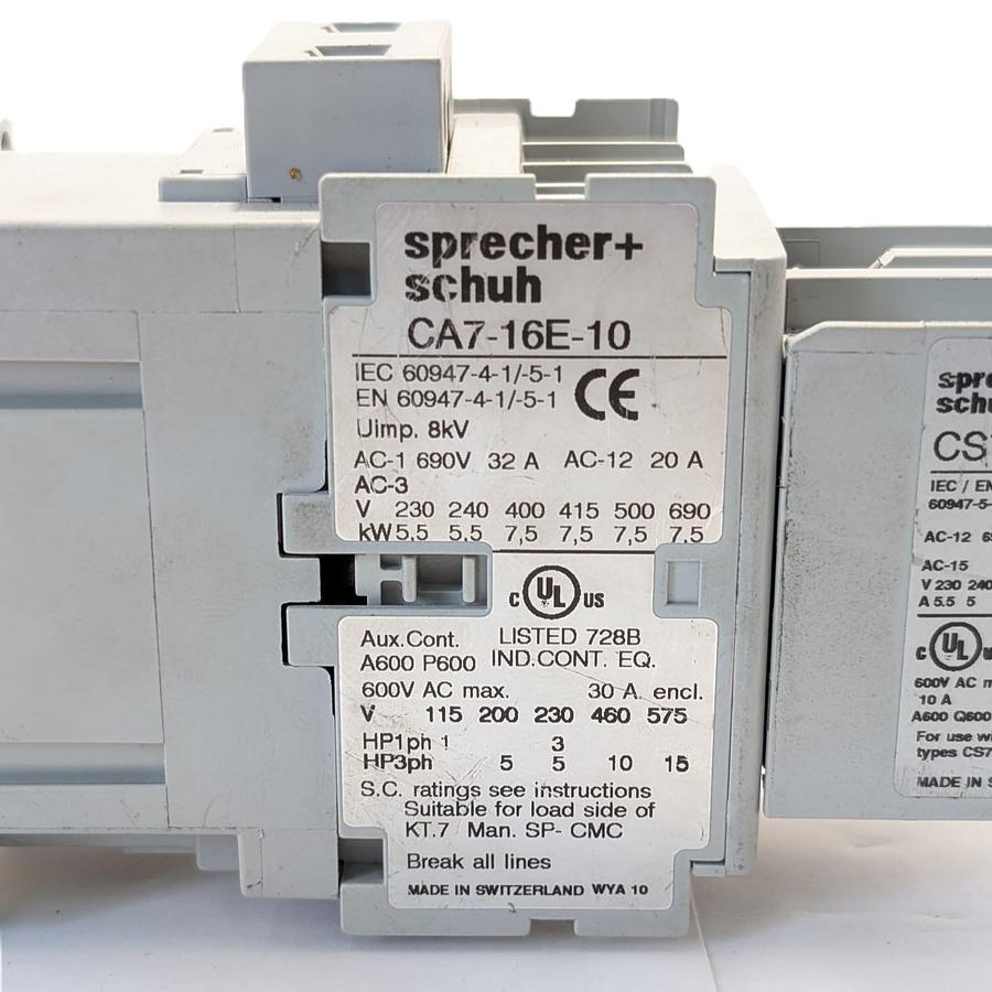 Used Sprecher + Schuh CA7-16E-10-24E